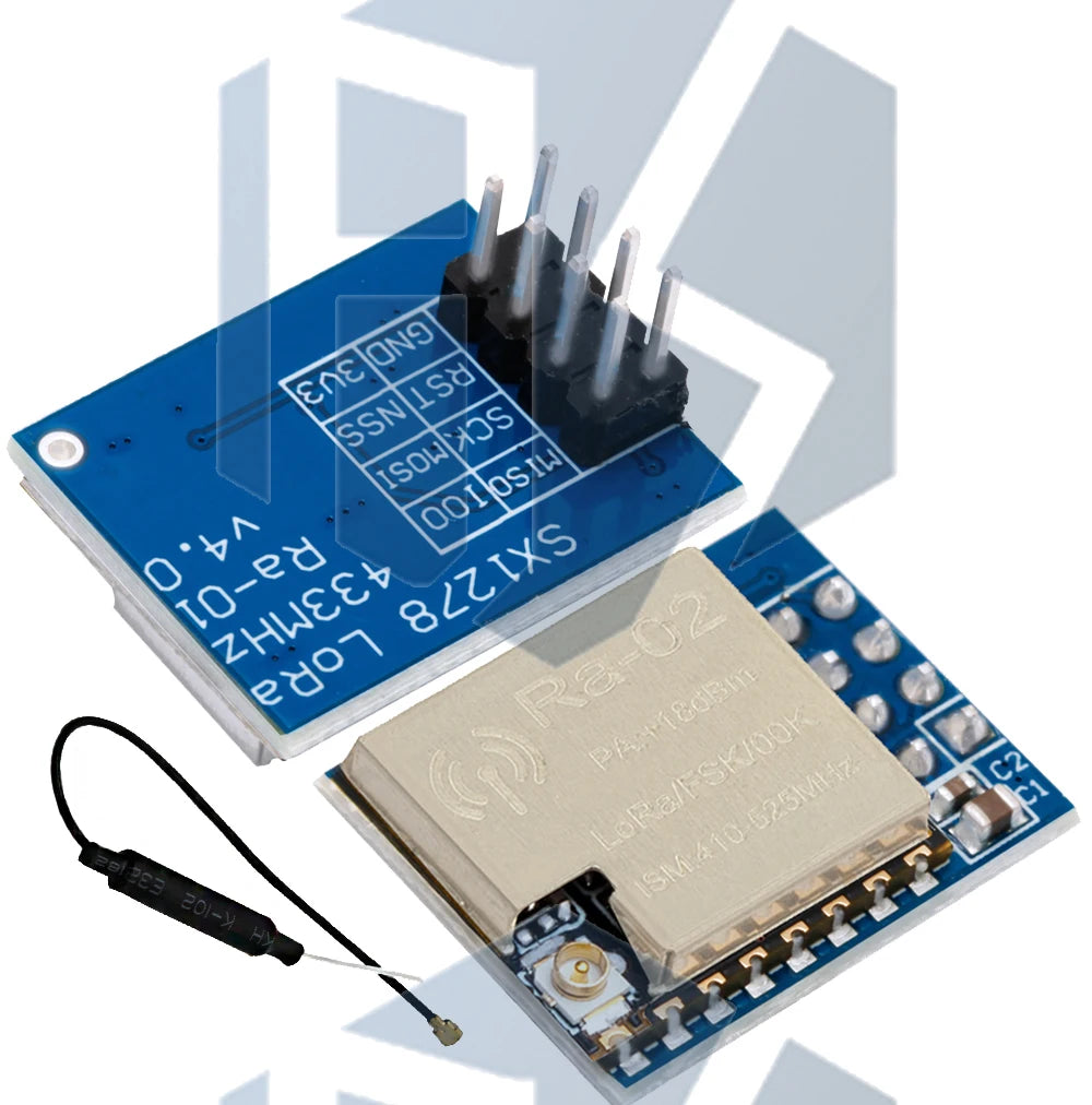 LoRa SX1278 RA-01 RA-02 Spread Spectrum Wireless Module 433MHz Wireless S erial Port SPI Interface with Antenna for arduino