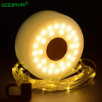 LED Camping Lamp Strip Atmosphere 10M Length Waterproof Recyclable Light Belt Outdoor Garden Decoration Lamp for Tent Room