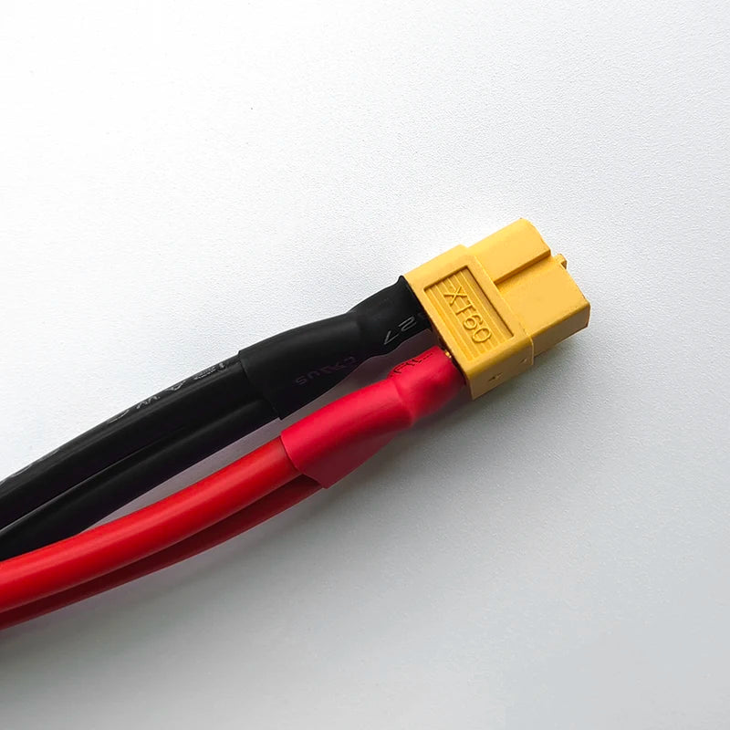 XT60 Parallel Battery Connector 1 Male to 3 Female Cable Dual Extension Y Splitter Silicone Wire for Increase Battery Capacity