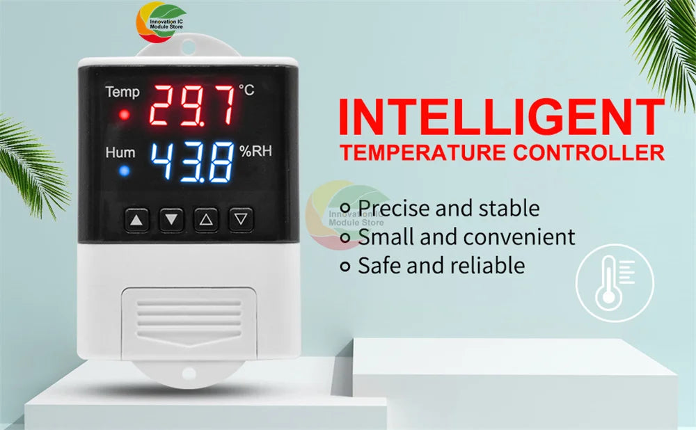 AC 110V 220V DTC2201 DTC1201 Temperature Controller Thermostat DS18B20 NTC Sensor APP Control For Smart Home
