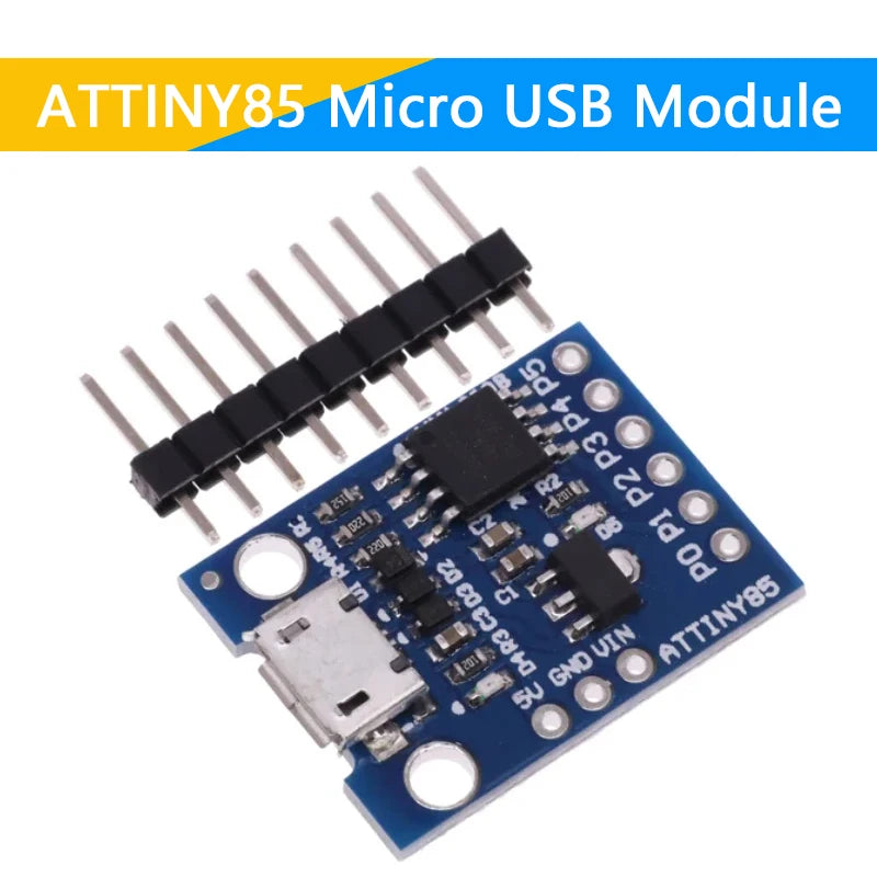 ATTINY Blue Black TINY85 Digispark Kickstarter Micro TYPE-C Development Board ATTINY85 module for Arduino IIC I2C USB ATTINY45