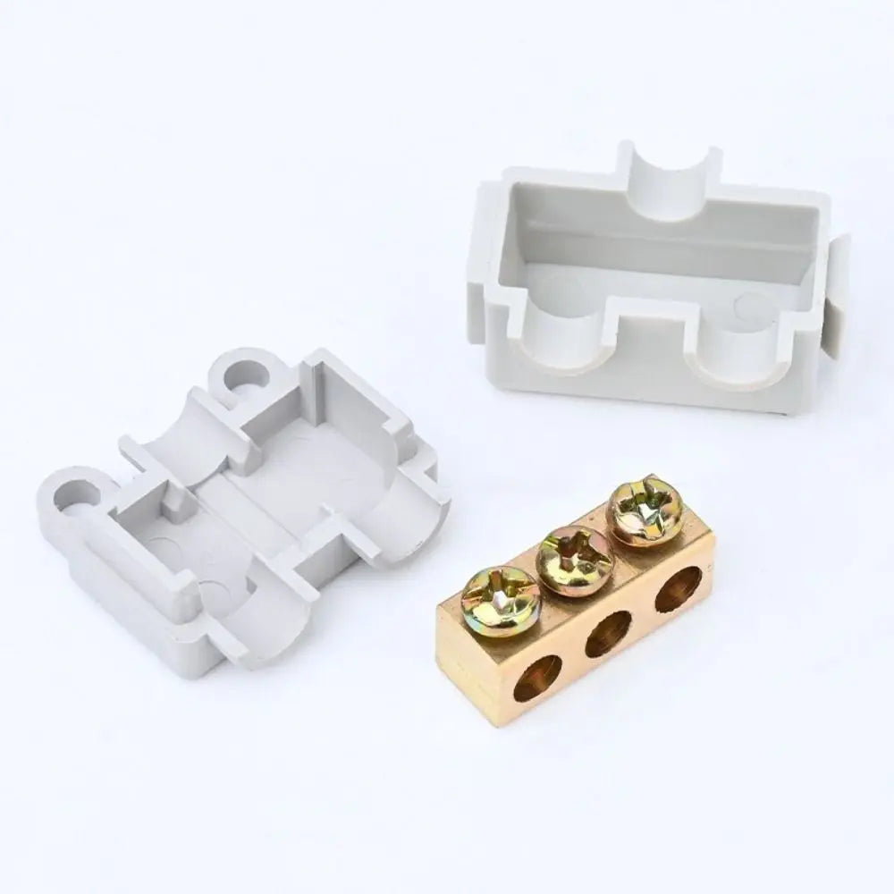 New Conductor Brass High Power Splitter Large Current Universal Quick Terminal Block Terminal Blocks Electrical