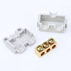 New Conductor Brass High Power Splitter Large Current Universal Quick Terminal Block Terminal Blocks Electrical