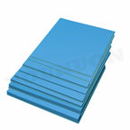 8 Pieces 100x100x0.5mm 1mm 1.5mm 2mm 2.5mm 3mm 4mm 5mm Blue White Green Combination Thermal Pads Cooling Conductive Silicone