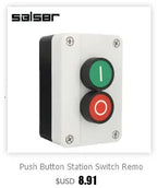 Reset Momentary Waterproof 3 Position Spring Return Push Button Switch Control Station Box Up Down Arrow Stop