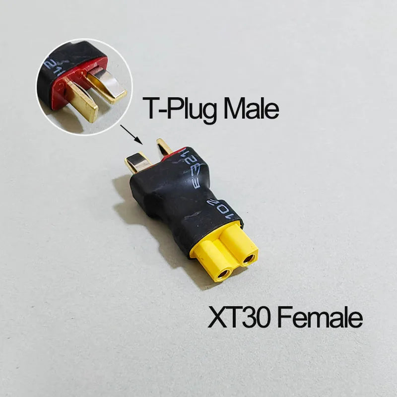 1PCS RC Battery Connector Adapter XT30 XT60 XT90 T-Plug TRX Male to Female Plug For RC LiPo Battery Charger