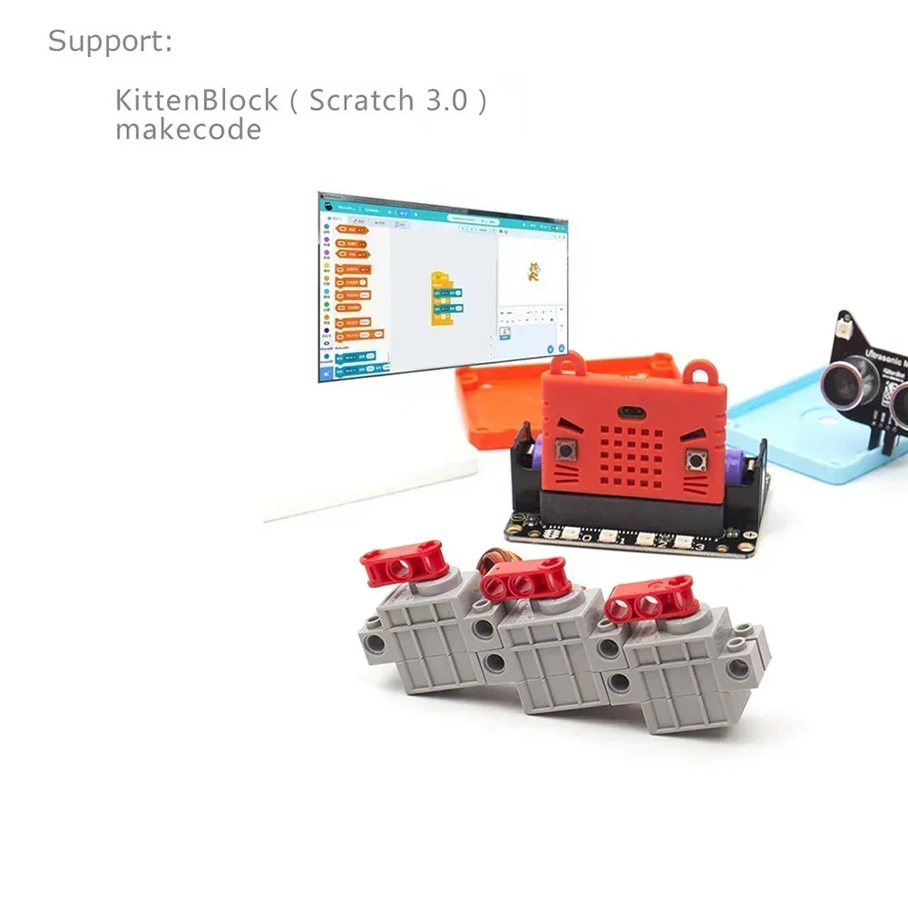 270 Degree Programmable Gray Geek Servo Motor Geekservo for legoeds for micro:bit Robotbit Smart Car Makecode for Kids Education