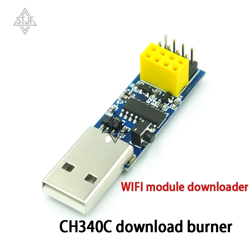 CH340C ESP8266 ESP-01 ESP01S Programmer Adapter USB to ESP8266 Serial Wireless Wifi Developent Board Module For Arduino
