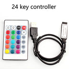 USB LED RGB Controller For 5V USB LED Strip Light Wireless IR RF Remote Controller SMD 2835 5050 RGB LED Strip Controller