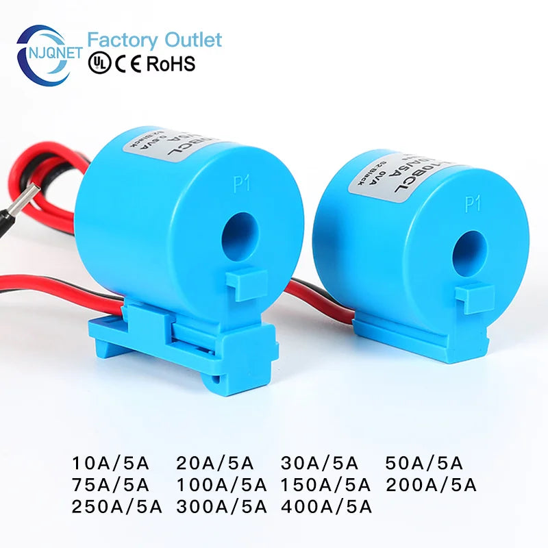 Current Transformer Sensor 05 Class BH-18BCL 50/5 100/5 150/5 High Precision Din Rail Current Transformer for Current Metering