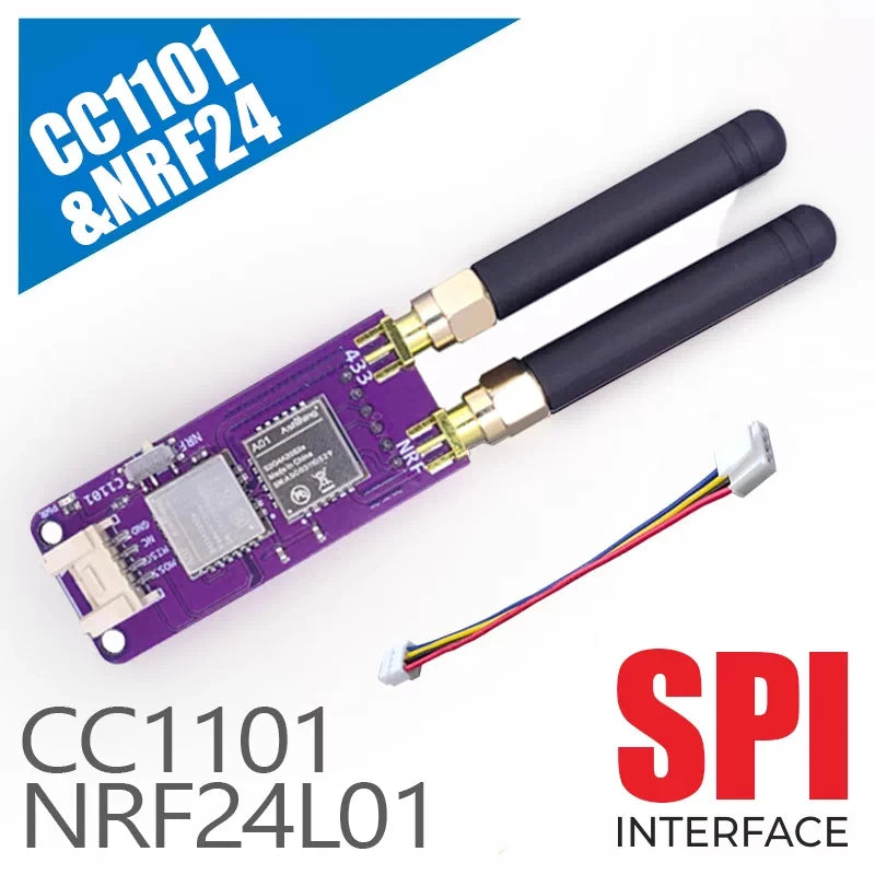 New M5stack StickC Plus2 CC1101 NRF24L01 2‑in‑1 Wireless Communication Module
