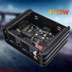Car Power Amplifier 4*60W Way DSP Car Audio Speaker Amplifier Lossless Audio Processor For Android Large Screen Dedicated