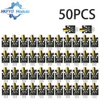 1-100pcs KY-008 Red Laser Module 650nm 3-Pin Dot Diode Transmitter with Copper Head for Arduino, AVR, PIC & MEGA 2560