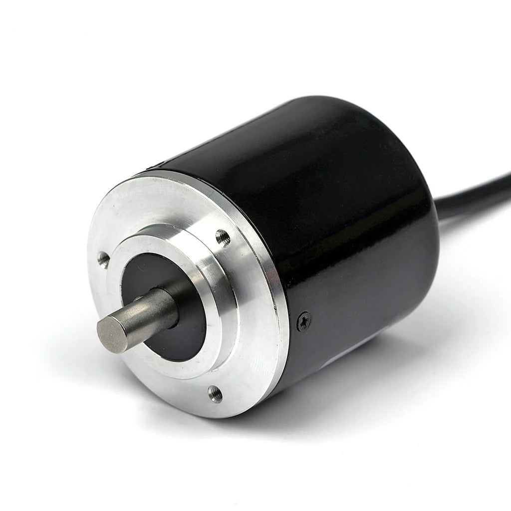 ABILKEEN 50mm Incremental Rotary Encoder Wtaer and Oil Proof 8MM Solid Shaft Magneto Electric Encoder E50S Encoder 100~5000 PPR