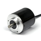 ABILKEEN 50mm Incremental Rotary Encoder Wtaer and Oil Proof 8MM Solid Shaft Magneto Electric Encoder E50S Encoder 100~5000 PPR