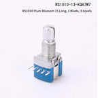 2 Piece RS1010 Band Rotary Switch 1 Pole 2 3 4 5 6 Position 2 Pole 2 3 4 Option for Lab Prototyping and Audio Control