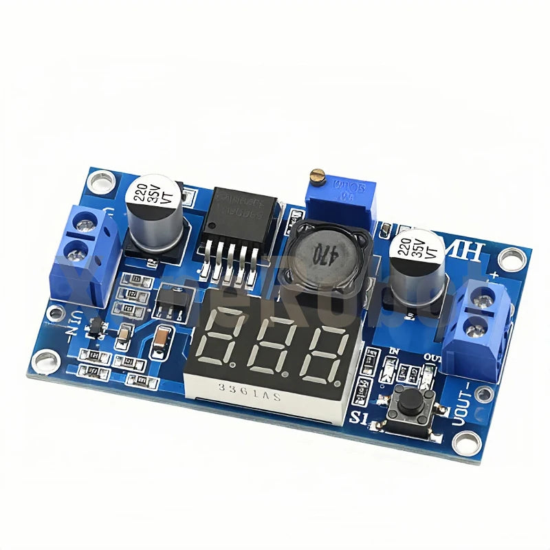 1-10PCS LM2596 DC DC Step Down Converter Voltage Regulator LED Display Voltmeter 4.0~40 to 1.3-37V Buck Adapter Adjustable Power