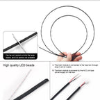 6/10/14/18 in 1 Led Car Ambient Lights RGB 213 64 Color Acrylic Strips Symphony Streamer Interior Atmosphere Lamp Control By App