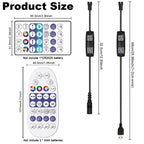 BLE WS2812B Controller BT Music for Pixel LED Strip Light SK6812 WS2811 WS2812 LED Light Strip USB 5V APP Remote Controller