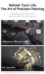 MECHANIC FX105 Ultrafine Insulated Jump Wire for Mobile Phone Motherboard CPU PCB FPC Fast Tinning No Resistance Repair Fly Line
