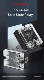D48 Series SSR Single Phase Solid State Relay DC-AC AC-AC Control Zero Crossing AC Relay Industrial Electronic Switching Module