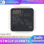 Original genuine STM32F103RBT6 LQFP-64 ARM Cortex-M3 32-bit microcontroller MCU