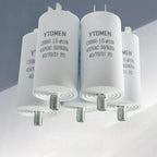 1Pcs CBB60 Starting Capacitor 450V AC 4uF 5uF 6uF 8uF 10uF 12uF Double Insert Screw for Air Compressor Water Pump