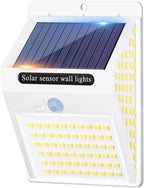 140LED Solar Security Lights Outdoor, Solar Motion Sensor Lights 270ºWide Angle Waterproof Solar Powered Durable Wall Lights