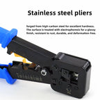 Crimping Pass Through RJ45 6P 8P Cat5 Cat5e Cat6 Pliers Crimp Net Work Tool Multifunction Crimper End-Pass-Through Connectors