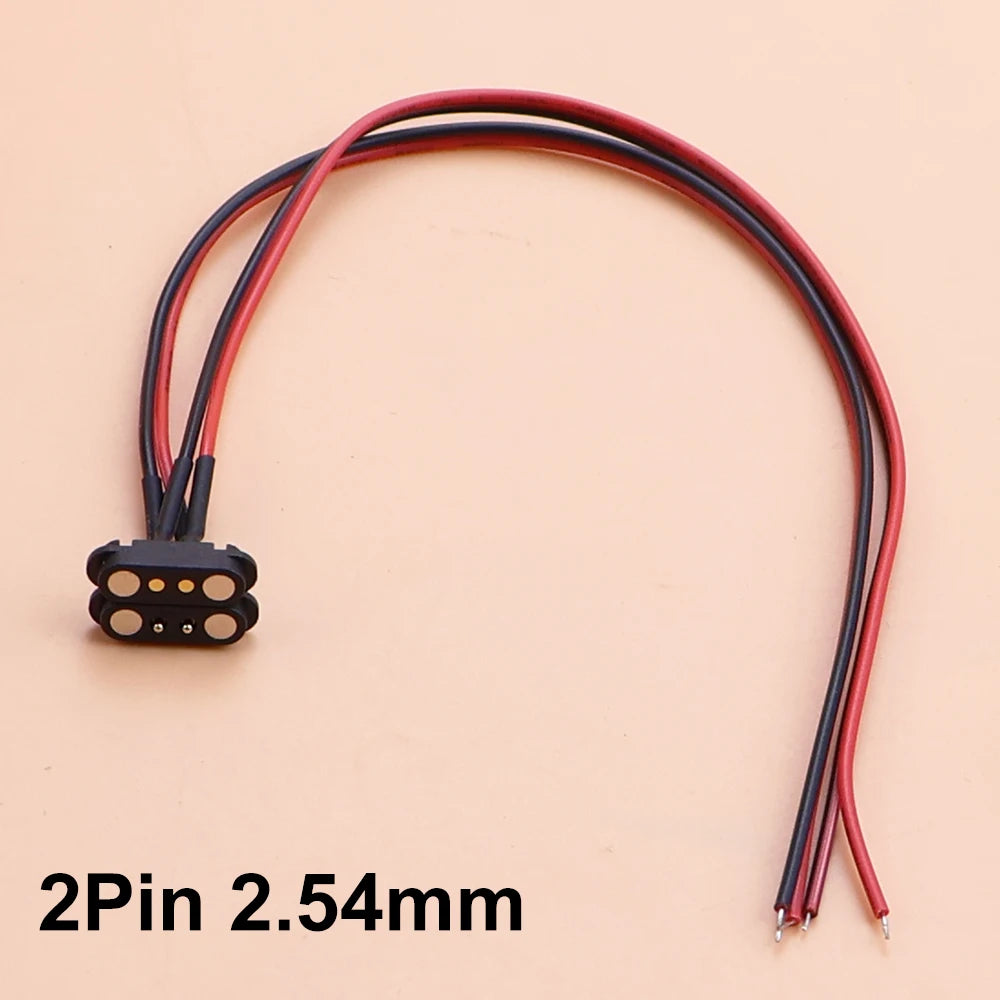 1Set 2.5/2.54 MM Pitch Spring Loaded Male Female 2P 3 4 5 6 7 8  Pole Through Holes PCB BTB Connector 2A DC Magnetic Pogo Pin