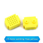 1PCS ZY-25 21X16 Mini Solderless Breadboard PCB Board Test Board Solder Zy-25 21*16mm Red White Black Grenn Blue