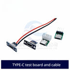 TYPE-C Female Base with Fixed Plate Charging Data Interface USB3.1 Turn the Test Board into 2.54MM Socket