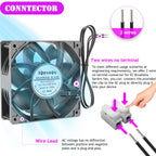 1PCS EC Brushless Fan 6025/8025/9225/12025/12038/12032 AC 110V 115V 120V 220V 240V Cooling Cooler Fan AC Axial Fan