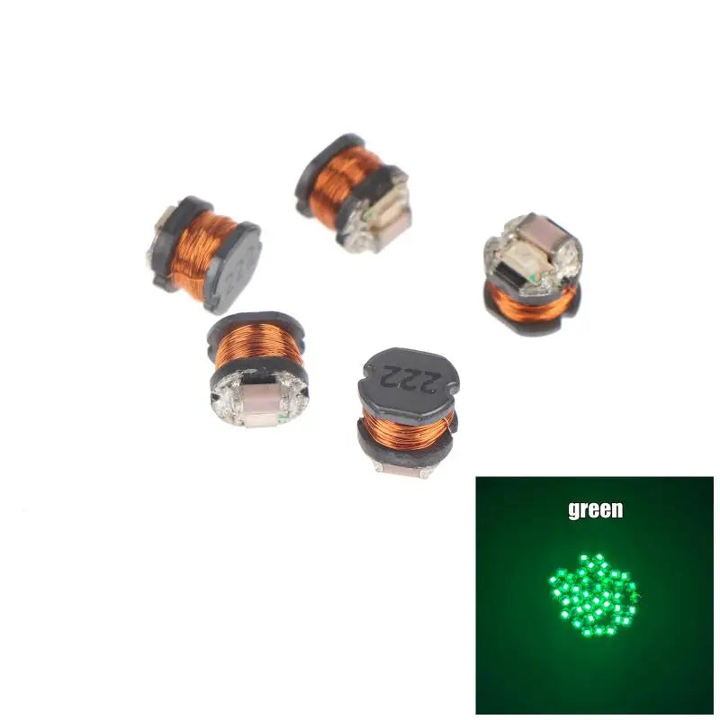 5Pcs TYPE-C 5V Wireless Power Supply Transmitter Coil Induction Wireless LED Receiver Light Lamp Model Diorama Robots
