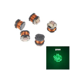 5Pcs TYPE-C 5V Wireless Power Supply Transmitter Coil Induction Wireless LED Receiver Light Lamp Model Diorama Robots