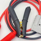 A84E-For Anderson Connector 50A 10AWG Alligator Clip Battery, 600V Cable Towing Winch Quick Connect Plug