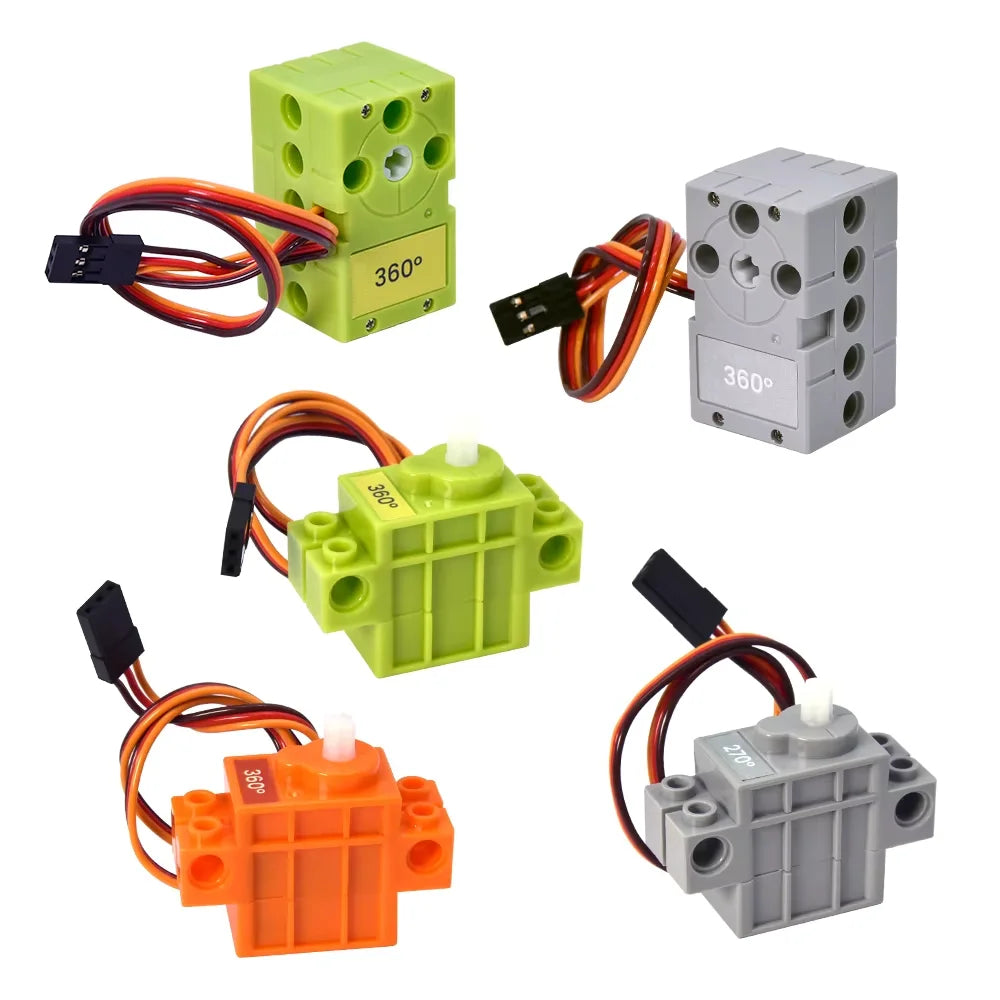 2KG Programmable 270° 360° Servo Motor Compatible With Lego Building Blocks For Arduino Projects DIY Electronic Parts