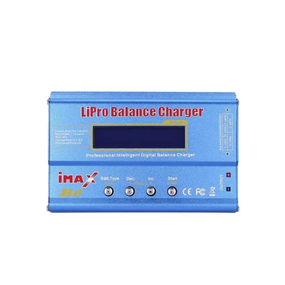 IMAX B6 80W Battery Charger Lipo NiMh Li-ion Ni-Cd Digital Lipro Balance Charger Discharger 1-6S for RC FPV Drone Airplane Car