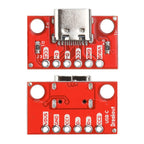 1/5/10/20PCS Type C Female Test Board USB3.1 16P to 2.54 High Current Power Adapter Board Module