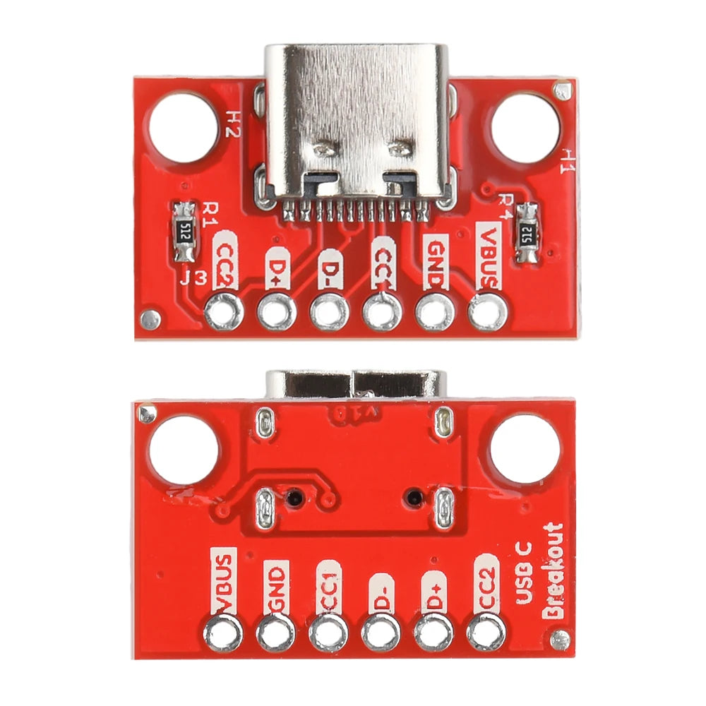 1/5/10/20PCS Type C Female Test Board USB3.1 16P to 2.54 High Current Power Adapter Board Module