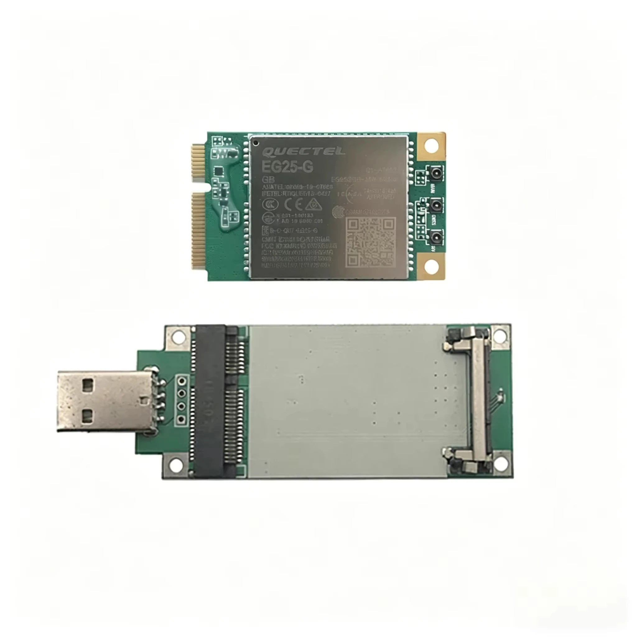 Quectel EC25-E MINIPCIE+4G antenna USB Adapter With card slot LTE CAT4+GNSS Module EC25EFA-512-STD for Europe/Middle East/Africa