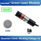 Green Laser Diode Module 10mW Dot Line Cross Projector for Alignment of Cloth Cutting Location