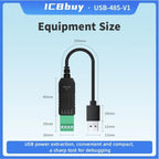 USB to 485 Serial Port Converter Communication Module CH340 PLC Serial Port IO Module