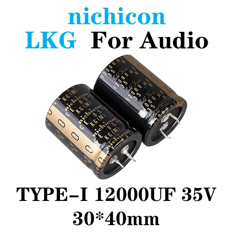 nichicon LKG 25V 35V 50V 63V 100V TYPE Super Through Audio capacitor 1000UF 2200UF 4700UF 6800UF 8200UF 10000UF 12000UF 22000UF