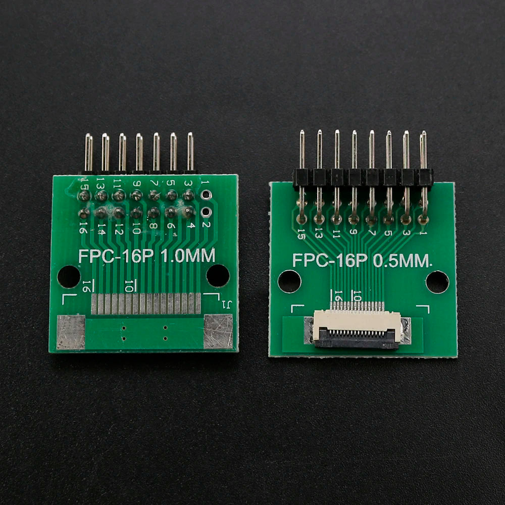 1PC FPC/FFC Adapter Board 0.5mm To 2.54mm Connector Double Row Straight Needle 4/6/8/10/12/14/15/16/18/20/22/24/26/30/34/36 Pin