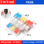 Fast Wiring Wire Connectors Splitter Terminal Blocks Quick Plug-in Connector Conductor Cable Junction Box