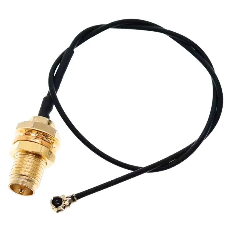 2pcs RP-SMA Pigtail WiFi Antenna Extension Cable Connector Male To Female Extension Cable Copper Feeder Wire