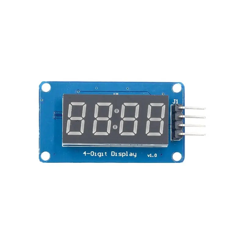 Efficient 4X TM1637 4-Bits LED Display Module For Arduino, 0.36 Inch 7-Segment Red Anode Clock Tube & 4 Serial Driver Board
