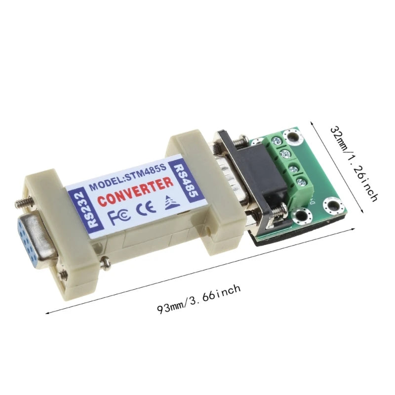 High Performance RS232 to RS485 Converter rs232 rs485 Interface Serial Adapter 232 485 Female Device Drop Shipping