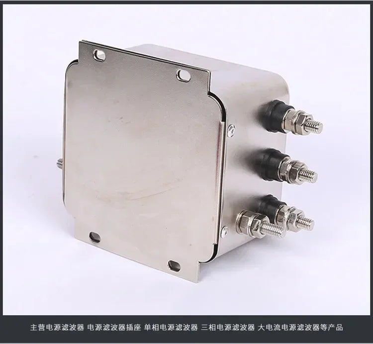 Three-phase Three/four-wire 380V AC Power Supply EMI Filter Servo Inverter Anti-interference CW12B-60A-S